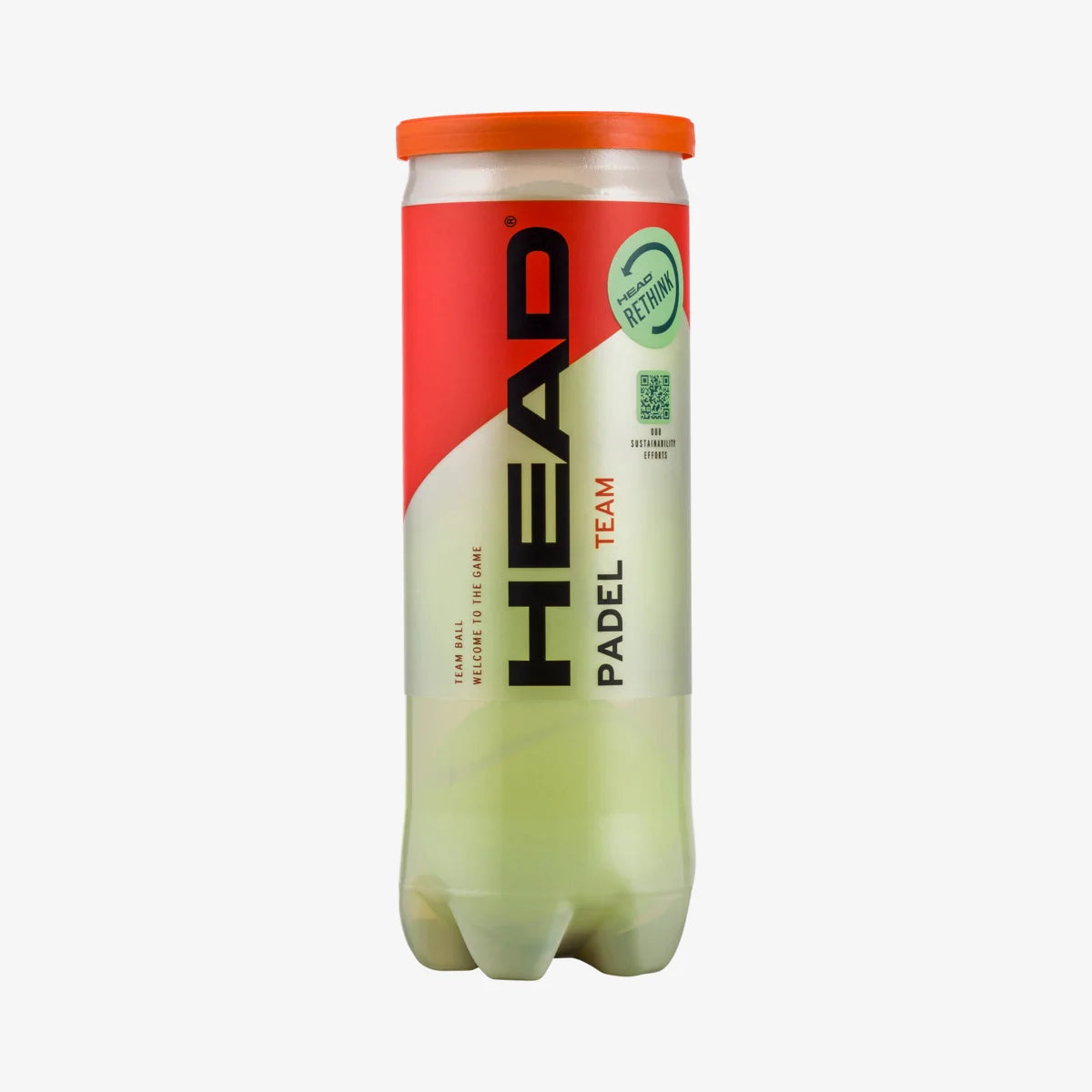 Head Team 3 Padel balls - single can